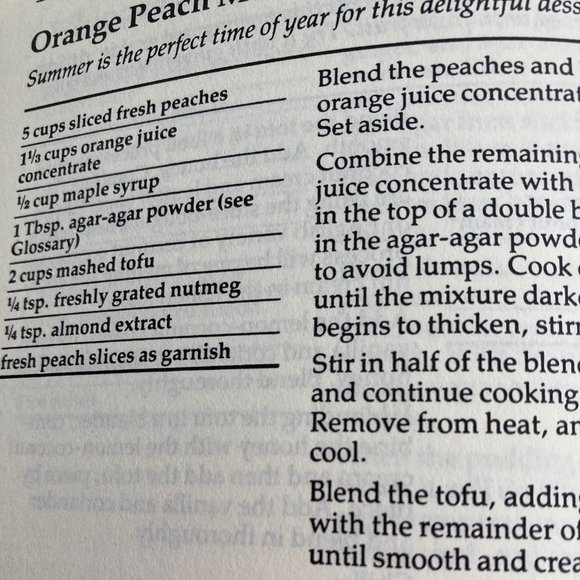 TOFU COOKBOOK  1981  Nutritious Low Calorie Vegan Recipes Appetizers to Dessert - Picture 15 of 16